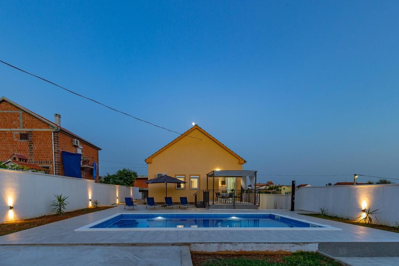 Villa Family And Friends Private Heated Pool With Jacuzzi Zadar Zewnętrze zdjęcie